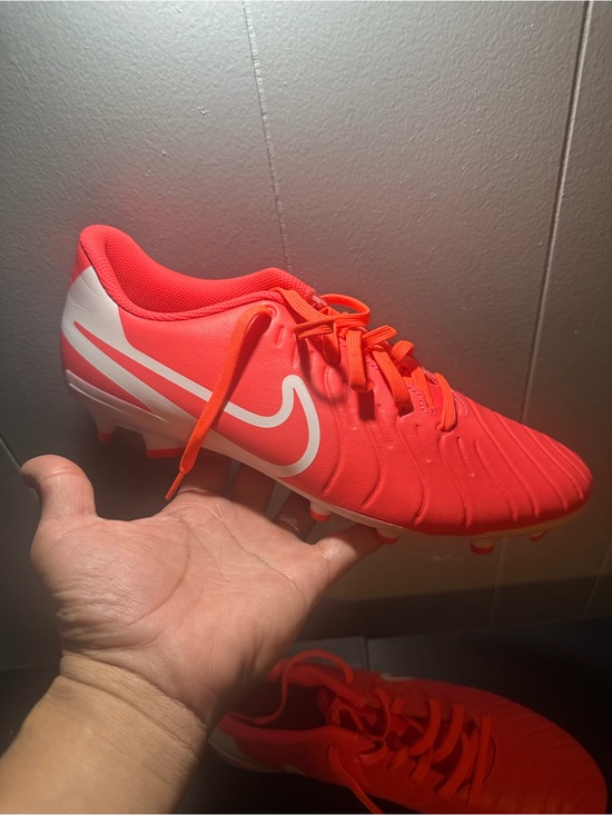Nike Other - Nike mens Soccer Cleats in Vibrant Coral-Orange with White Swoosh